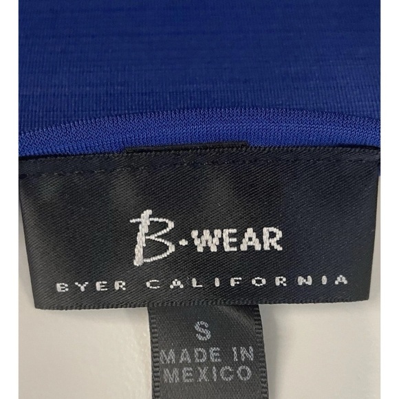 B-Wear California 2-in-1 Top with attached Necklace Womens Size Small Royal Blue - Picture 6 of 6
